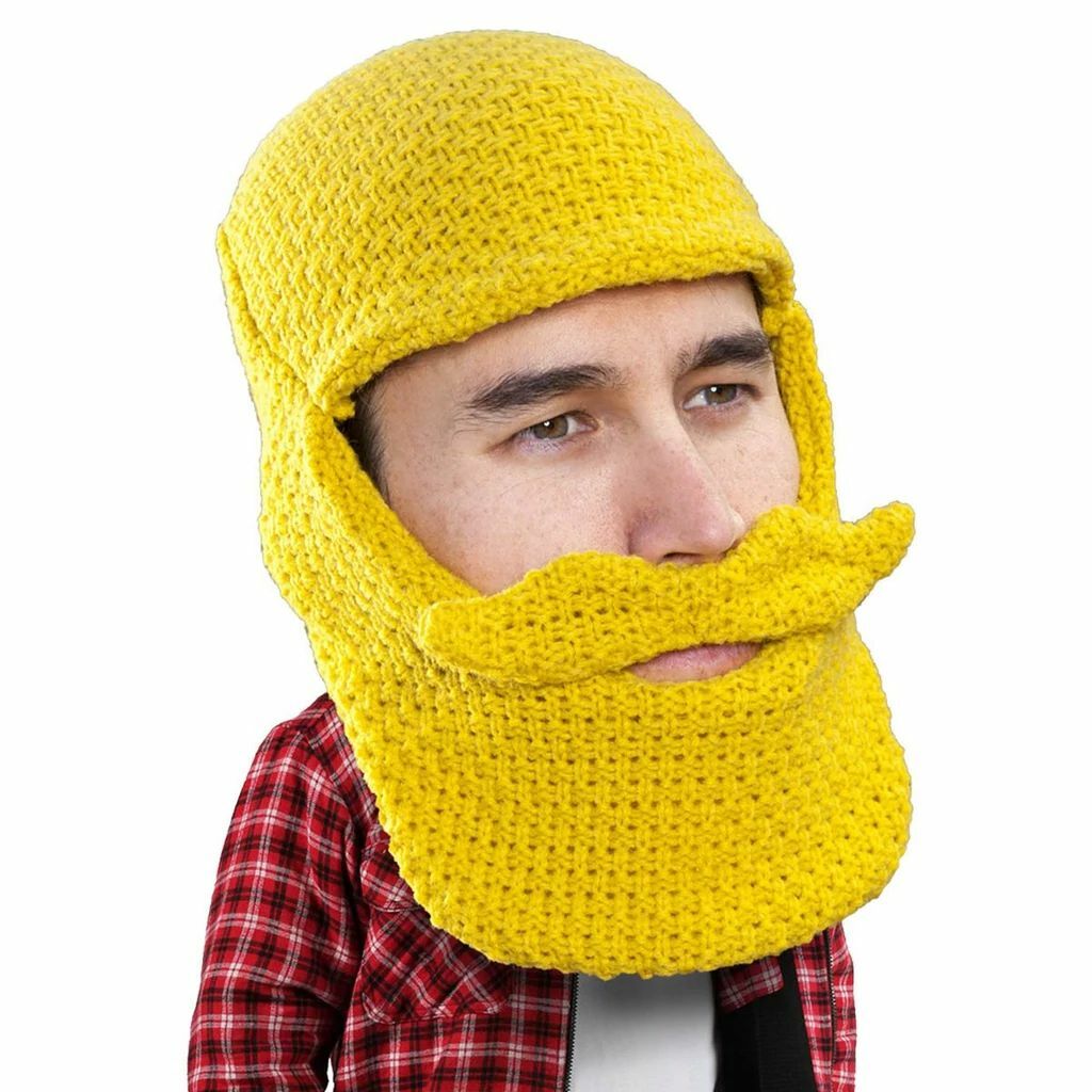 Beard Head Classic Knit Bearded Face Mask & Hat - Unisex Winter Accessory