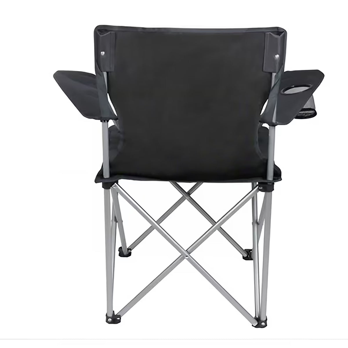 Ozark Trail Quad Folding Camp Chair with Cup Holder - Portable Outdoor Seating