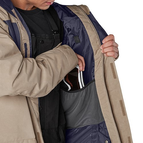 Men's Snowboard Jacket Waterproof Insulated Ski Coat Large Stone Blue