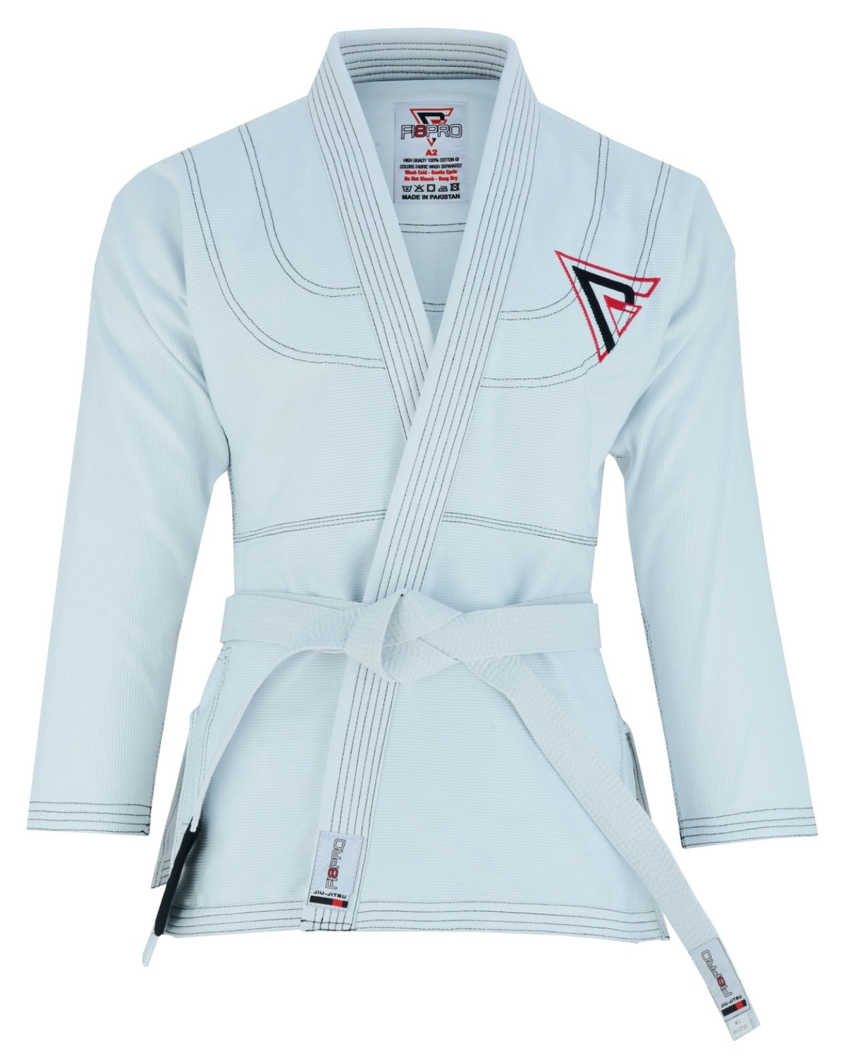 Men's Brazilian Jiu Jitsu Gi A2 - White, Lightweight BJJ Training Uniform