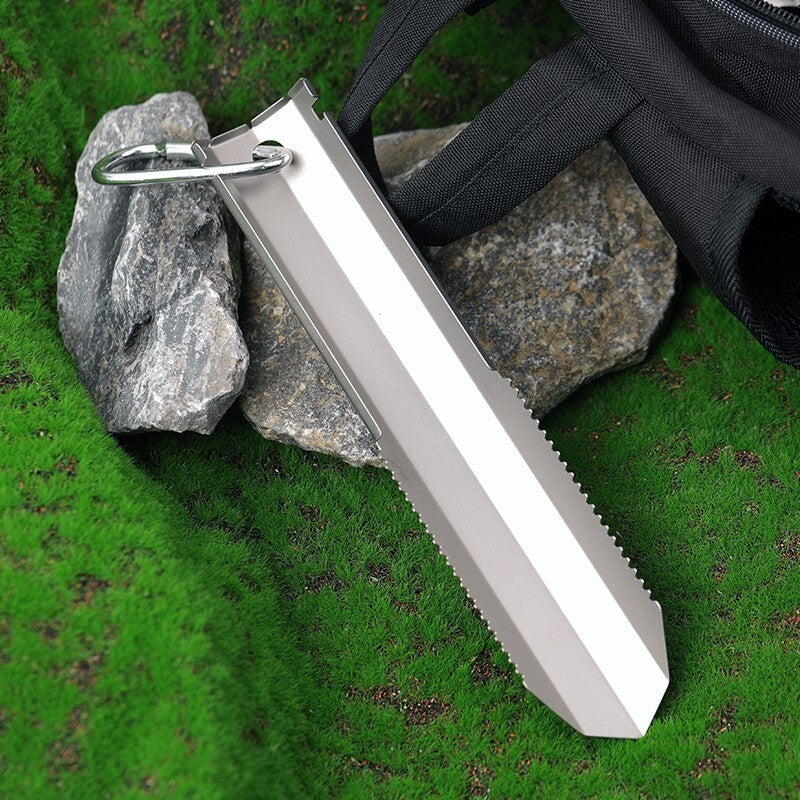 Titanium Camping & Hiking Shovel - Ultralight Backpacking Trowel