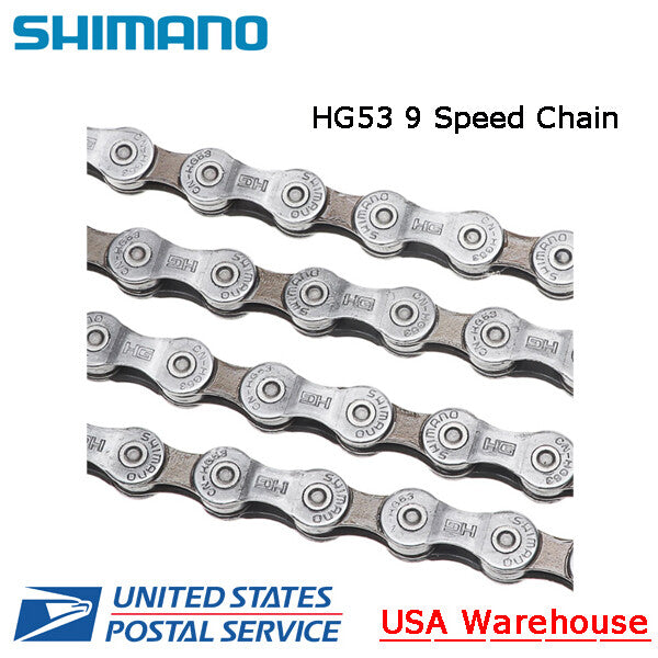 Shimano 9-Speed Bicycle Chain 112 Links for MTB Road & Hybrid Bikes