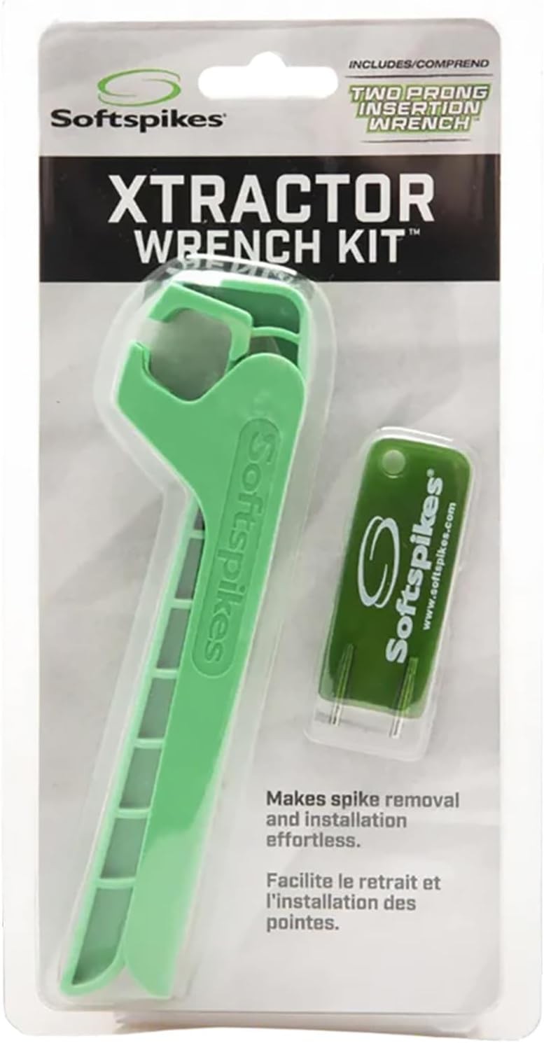 Golf Spike Removal Wrench Kit - Universal Tool for Softspikes Replacing