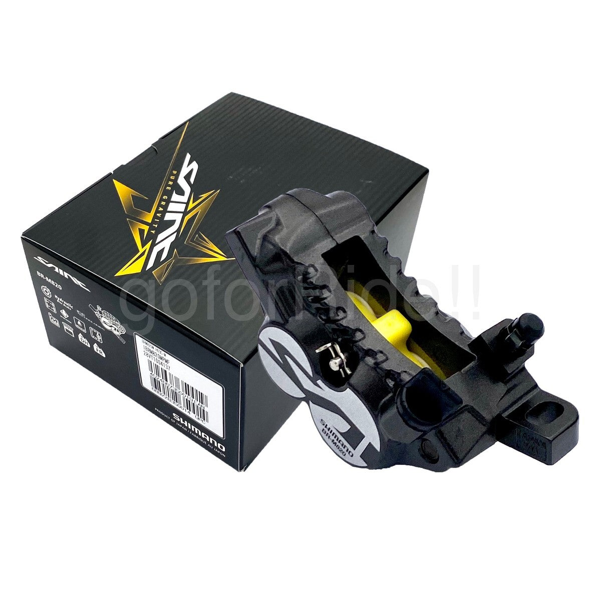 Shimano Saint BR-M820 Hydraulic Disc Brake Caliper 4-Piston Post Mount