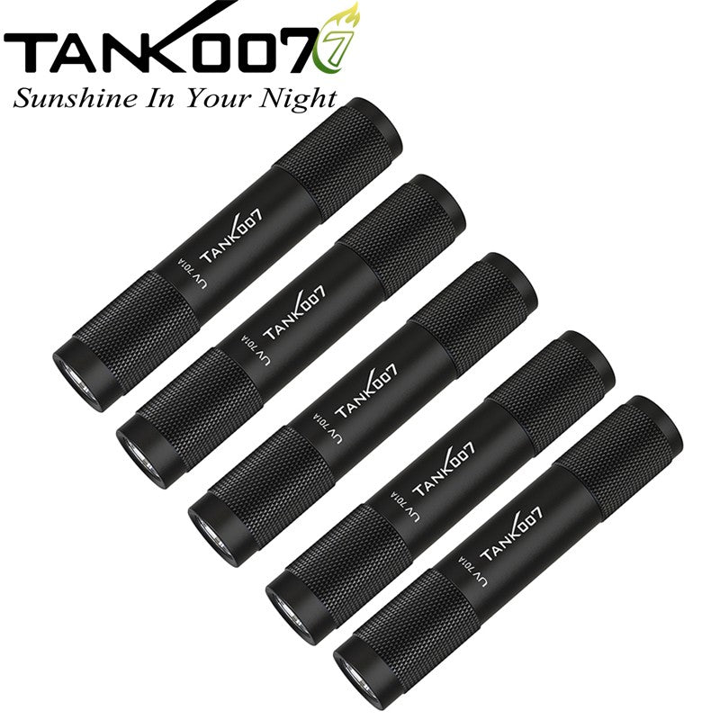 Longwave UV Black Light Flashlight for Mineral Rock Hunting - 1-5x Zoom