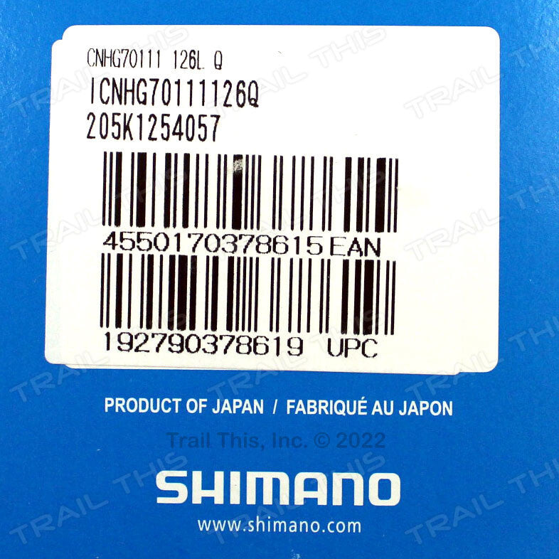 11-Speed Bike Chain 126 Links - Shimano Ultegra Deore XT Quick Link