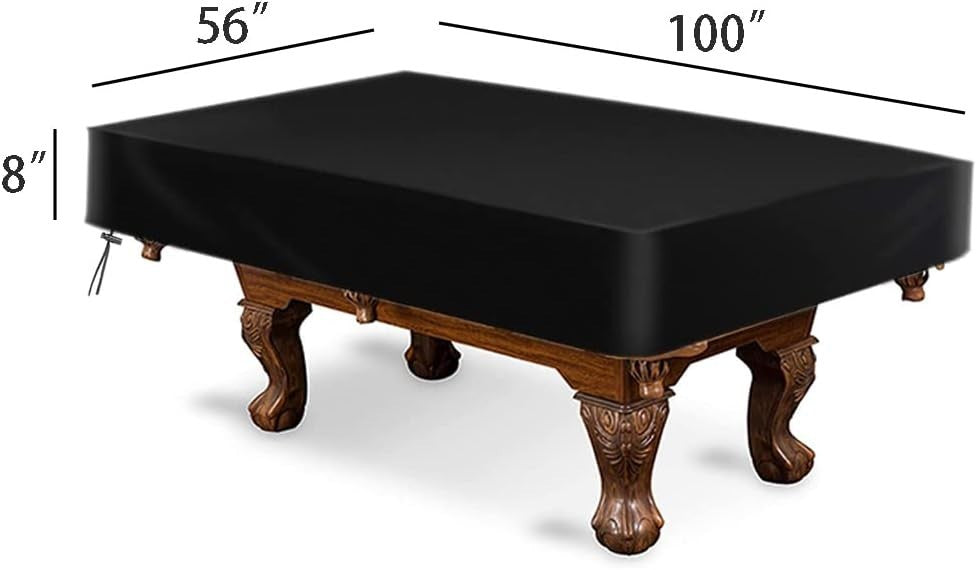 8ft Waterproof Billiard Pool Table Cover – All‑Around Outdoor/Indoor Protection