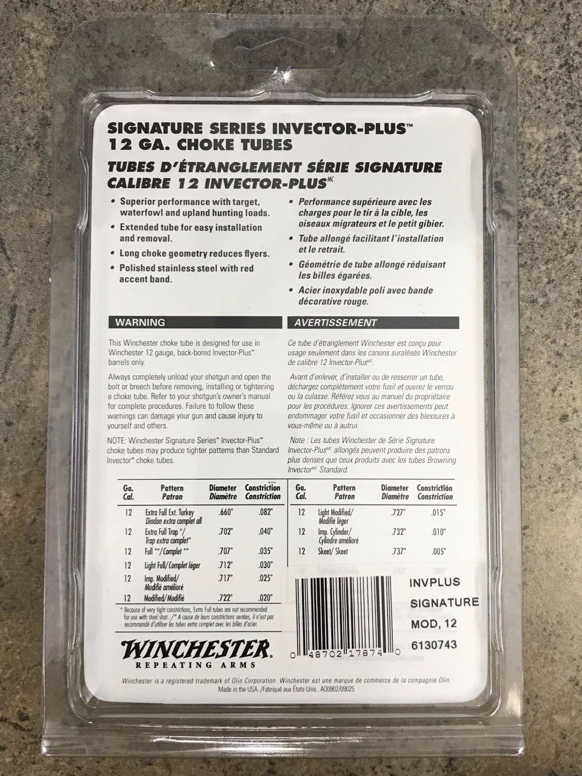 12 Gauge - Winchester Signature Invector-Plus Modified