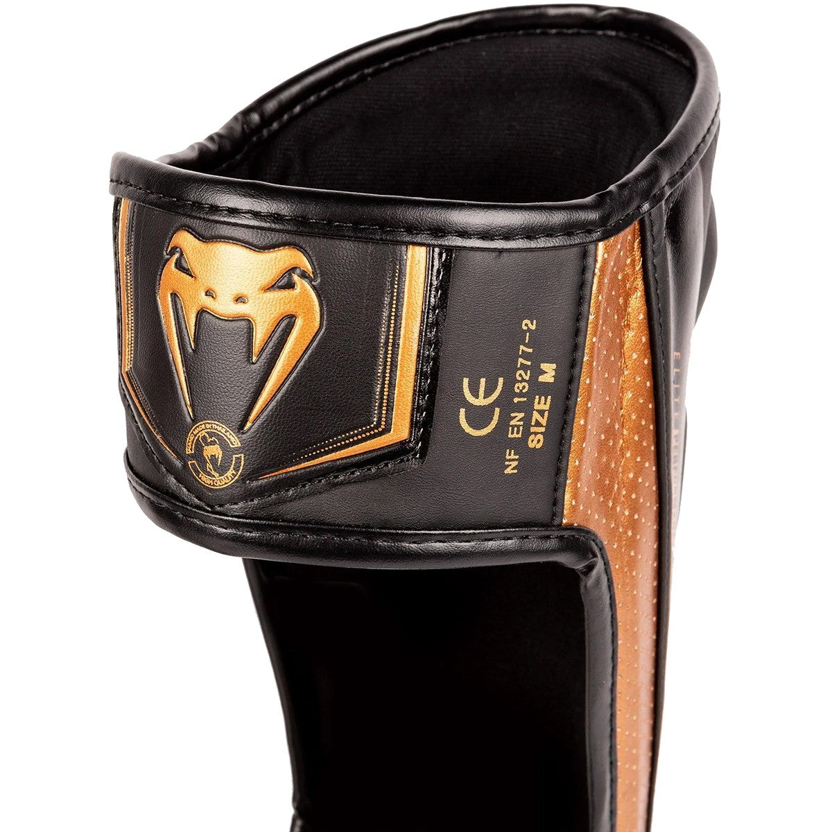 Protective Shin Instep Guards for Boxing MMA Combat Sports - Black Bronze