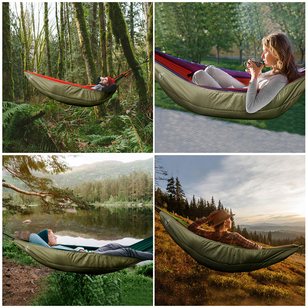 4-Season Insulated Hammock Underquilt for Camping & Backpacking