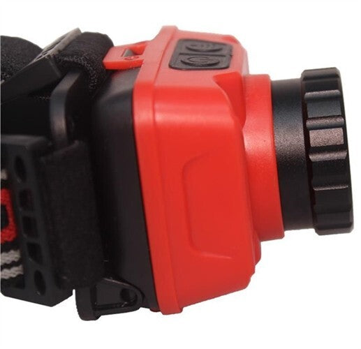 Rugged Rechargeable LED Headlamp Work & Outdoor Light - Waterproof & Adjustable