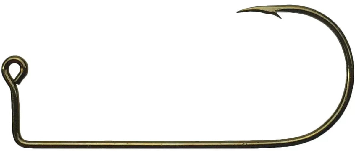 Heavy Wire Jig Hooks 4/0 Size for Fishing Jig Molds - Black 570HP