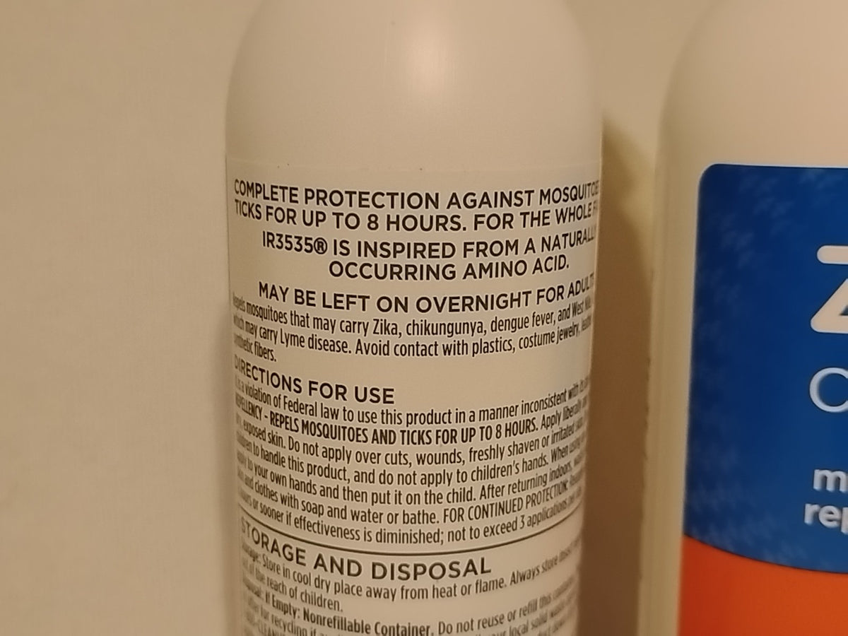 Mosquito and Tick Repellent Lotion - Non Sticky, Odorless, 8-Hour Protection - 2 Pack