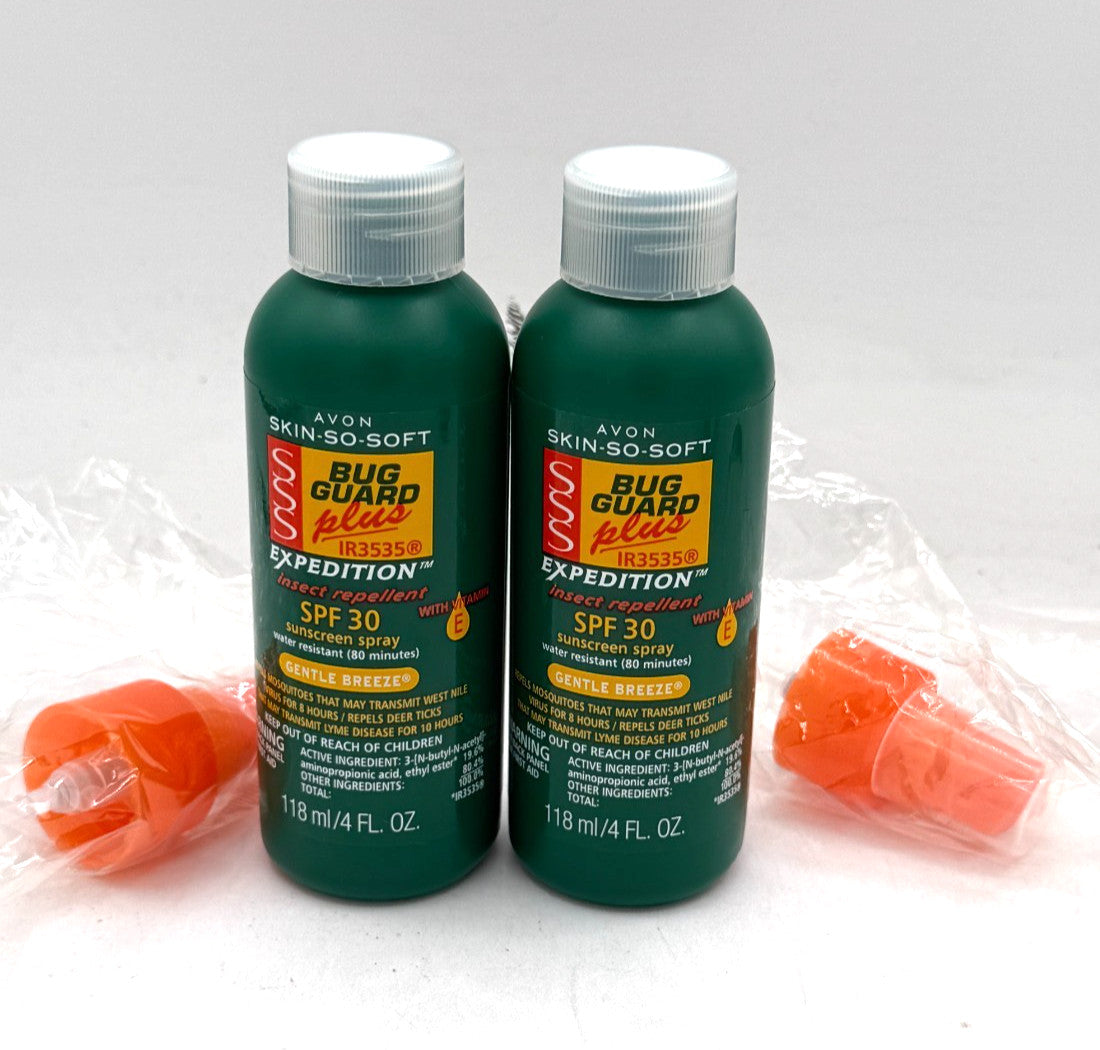 Insect Repellent Spray SPF 30 - Bug Guard Pump 4oz Pack of 2