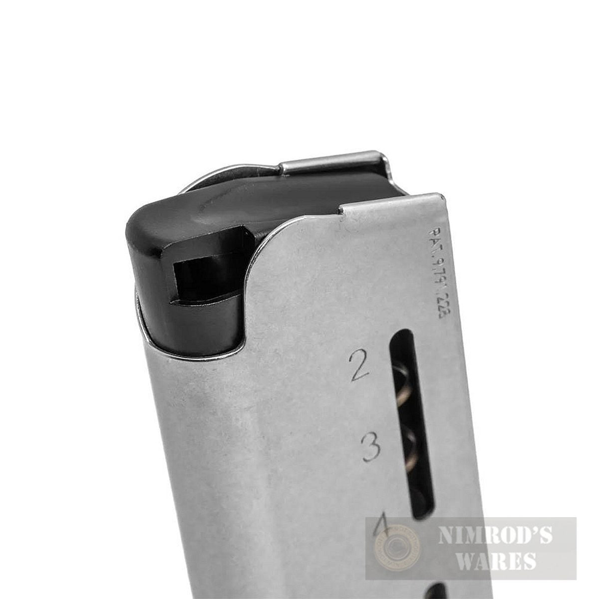 Wilson Combat 1911 .45 ACP 10-Round Railed Magazine - Stainless Steel
