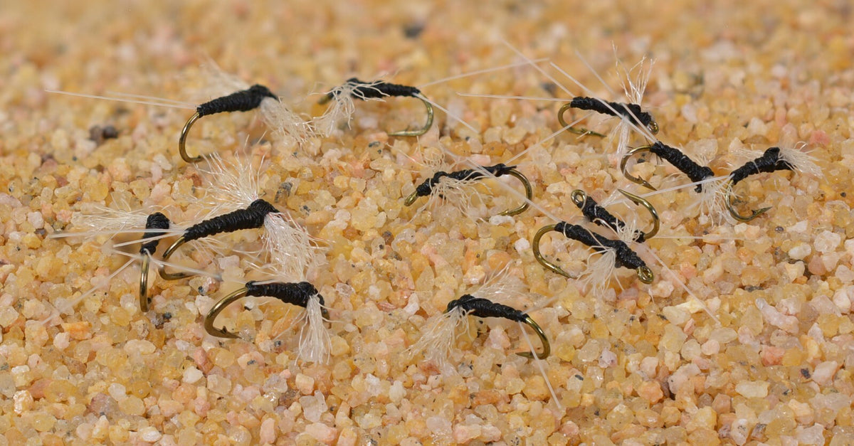Trico Spinner Mayfly Nymph Fly Set - Assorted Sizes, Hand Tied Fishing Flies
