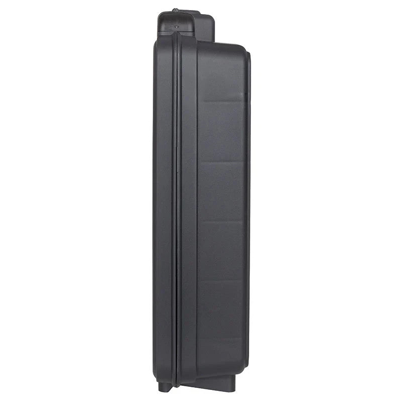 15 Black Storage Case with Removable Tray and Dividers for Organizing