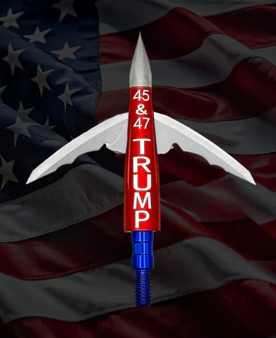 Beast Broadheads Trump Edition 2 Blade Hunting Broadheads 3 Pack