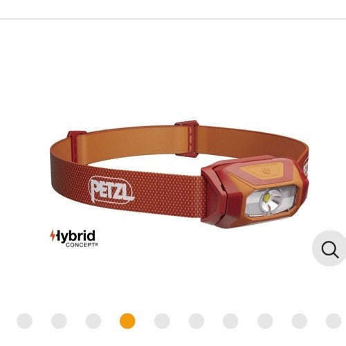 Petzl Tikkina 300 Lumens LED Headlamp with Hybrid Power
