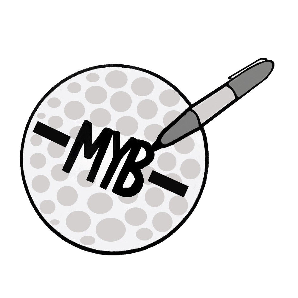 Custom Golf Ball Marker Stencil with Alignment Line & Circle | Personalize Your Golf Accessories