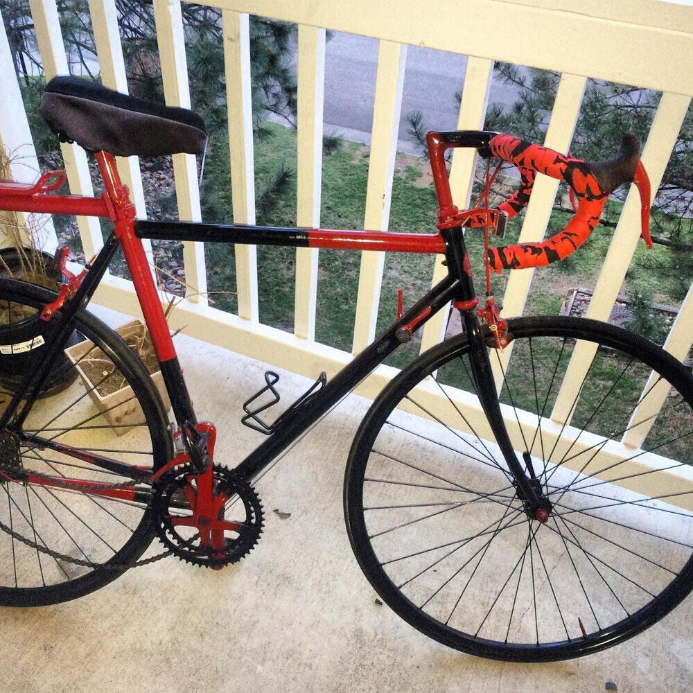 Road Bike Handlebar Tape - Cushion EVA Grip Wraps for Cycling, Red
