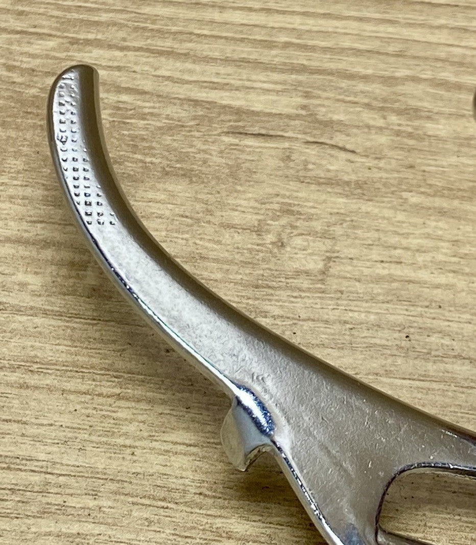 NOS Campagnolo Vintage Chrome Gear Cable Guide - Italy, BREV CAMP