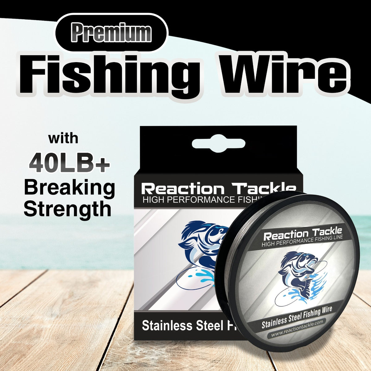 Stainless Steel Trolling Fishing Line 30LB - Marine-Grade Durable Wire