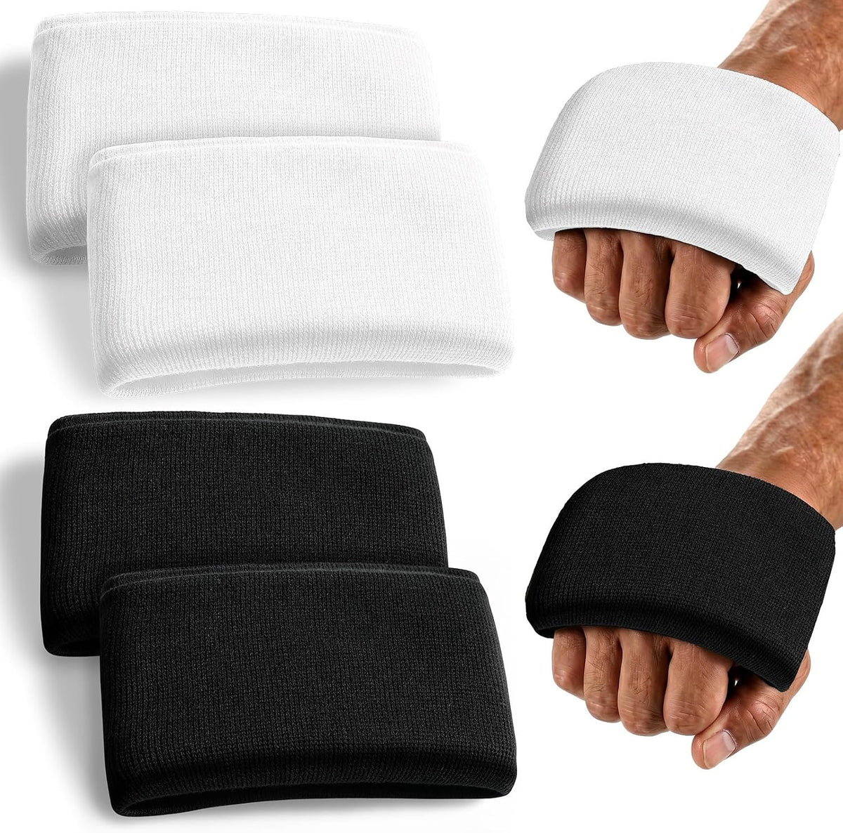 Gel Knuckle Guards for Boxing, Impact-Absorbing Hand Protection, 2 Pairs