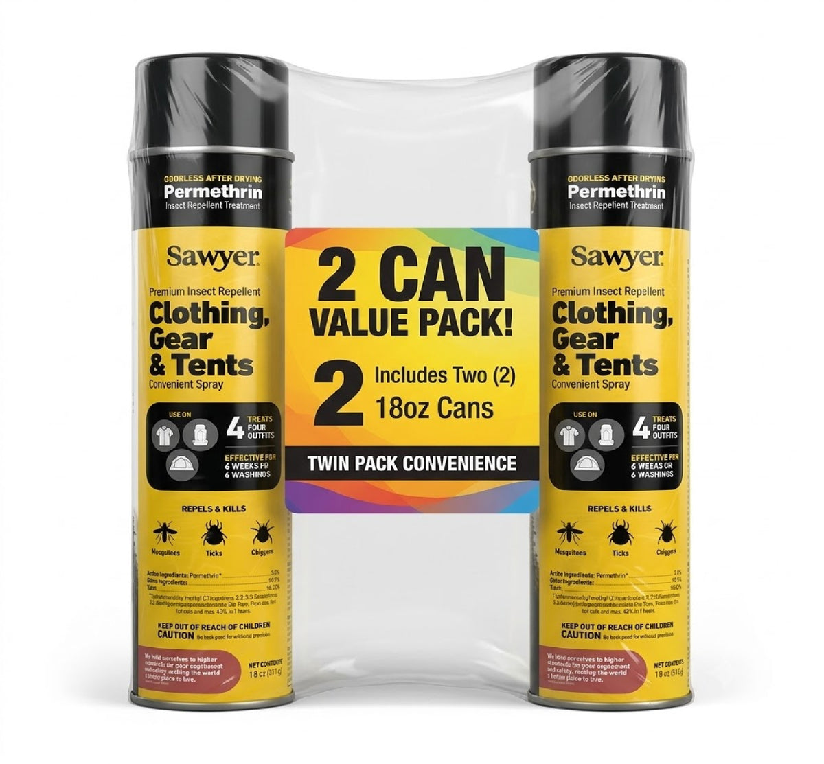 Permethrin Insect & Tick Repellent Spray for Clothing & Gear, 18 oz - Long-Lasting Outdoor Protection