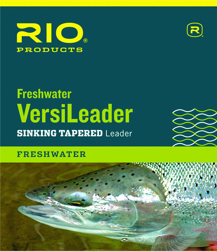Fly Line Leaders - Clear Tapered VersiLeader for Salmon, Pike, Steelhead