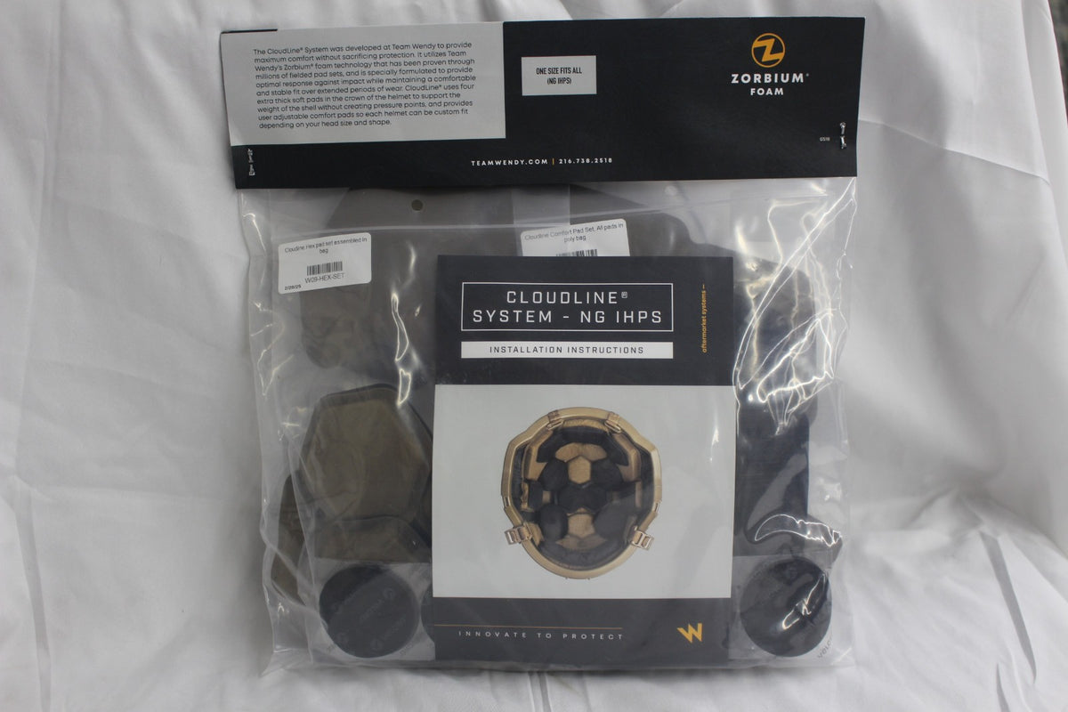 Team Wendy Combat Helmet Liner System with Soft Zorbium Foam IHPS