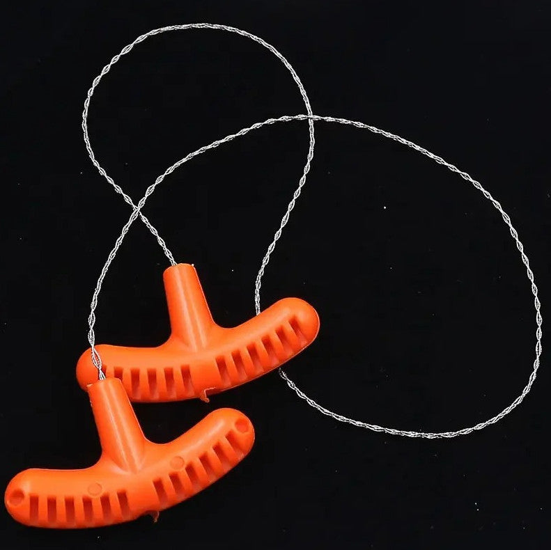 Mini Pocket Wire Saw Stainless Steel Survival Camping Tool for Outdoors