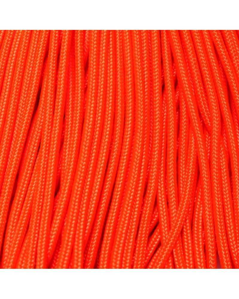 Neon Orange Paracord 275 Ft Nylon Survival Rope Made in USA