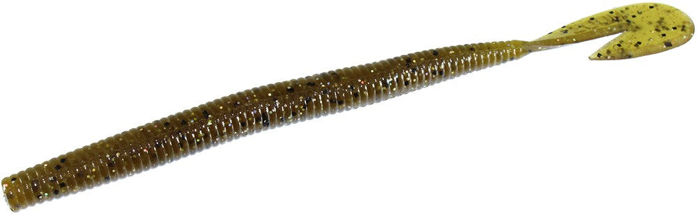 Fishing Soft Plastic Worms 6 Inch, 15 Pack - Salt-Impregnated Bait for Bass