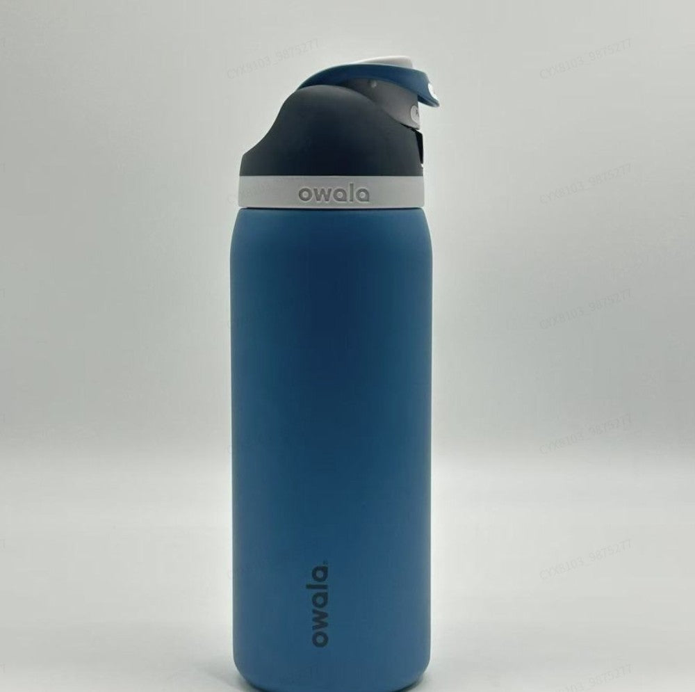 Insulated Stainless Steel Water Bottle 40oz with Leak-Proof Lid - Blue Oasis