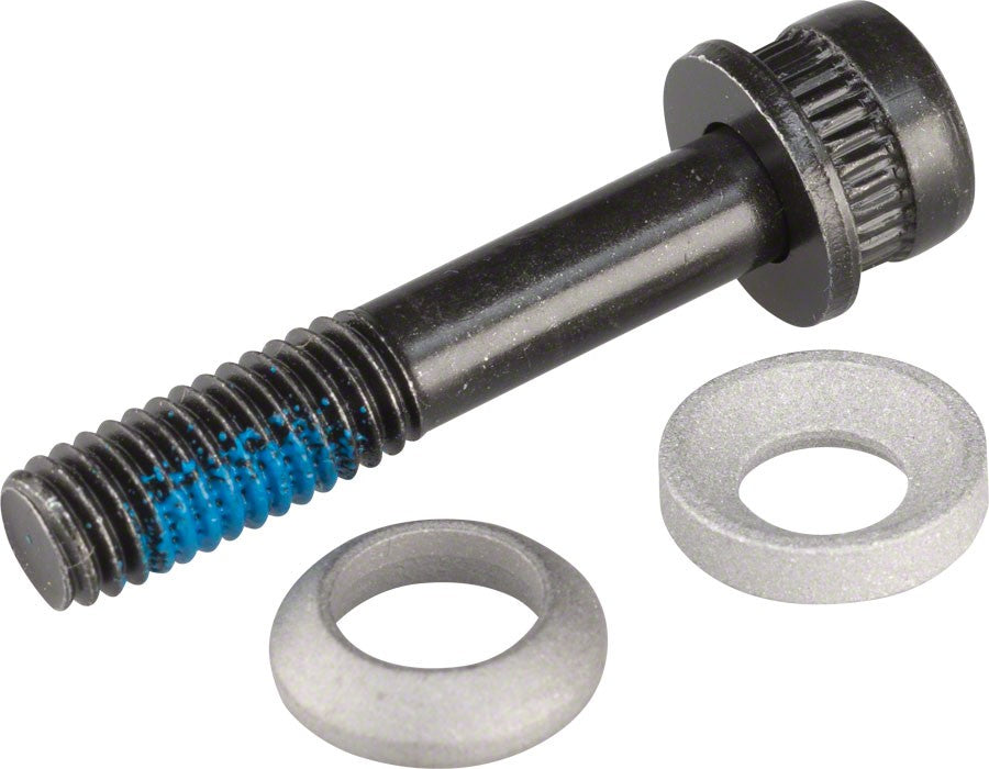 Bike Disc Brake Caliper Fixing Bolts with Adjusting Washers - 32.1mm Pair