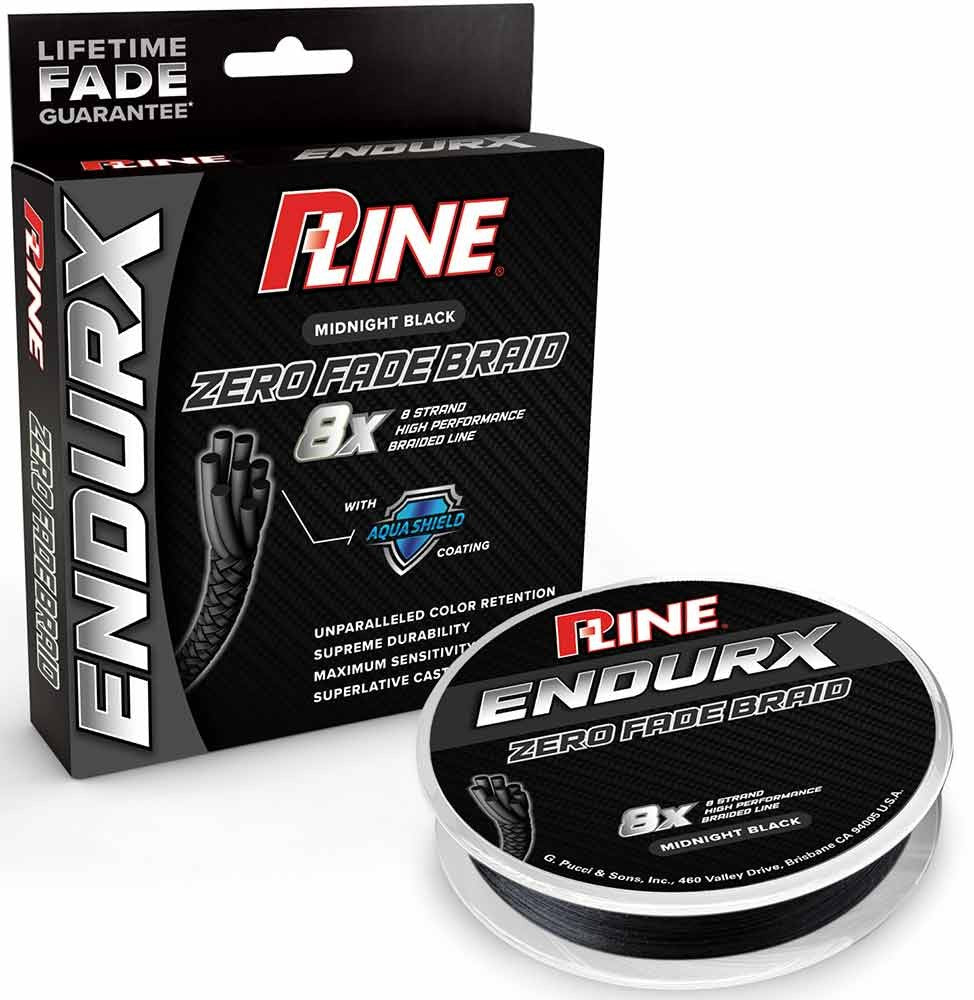 Braided Fishing Line No Fade Midnight Black 300 Yards - Premium Strength