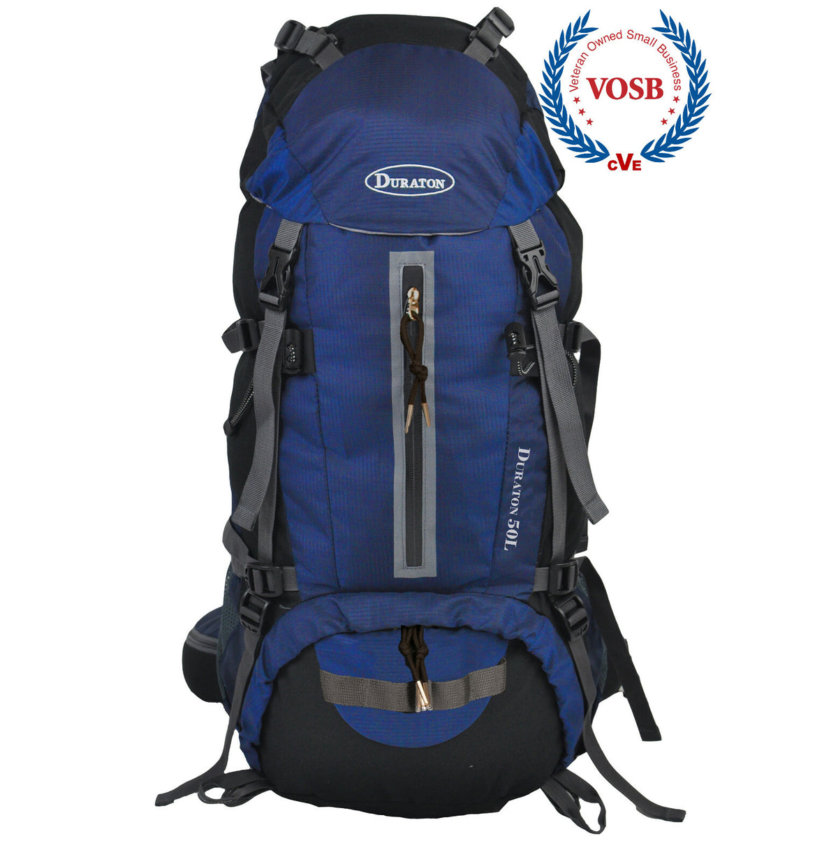 50L Hiking Backpack for Camping Hunting Fishing with Rain Cover