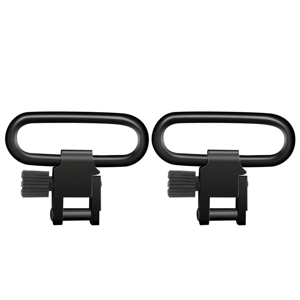 2PCS Heavy Duty Steel Quick Detach Sling Swivels 1-inch Strap Mounts