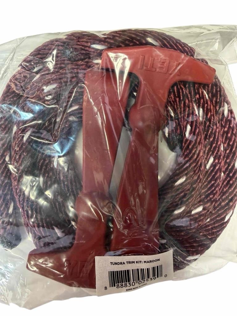 Yeti Tundra Replacement Latch Trim Kit Maroon Rope & Latches