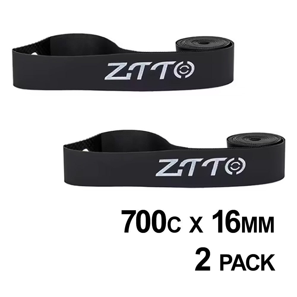Bike Rim Strips 700c x 16mm Urethane Coated Nylon Pair Replacement for Rim Tape