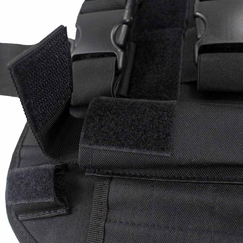 Tactical Drop Leg Holster for Pistol Adjustable Thigh Gun Holster Black
