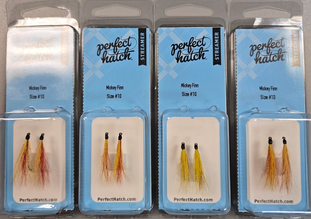 4-Perfect Hatch Streamer Mickey Finn - Trout & Bass Fishing Lure