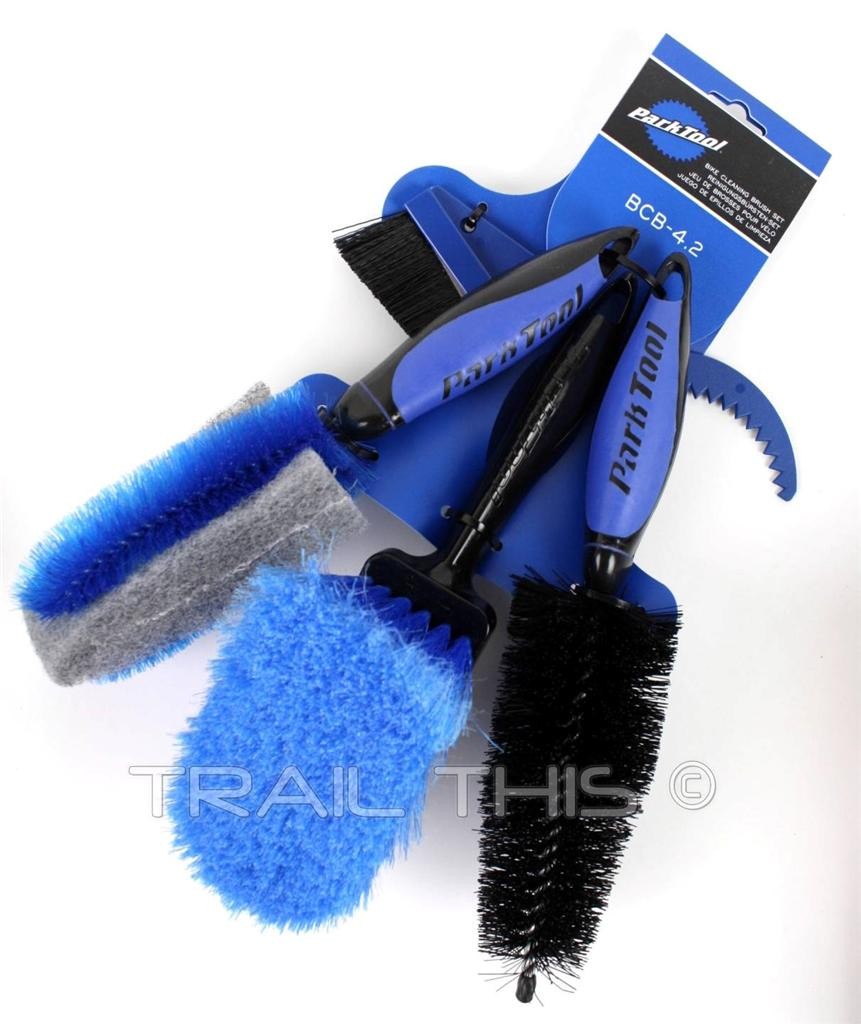 Bike Cleaning Brush Set - 4-Piece Bicycle Maintenance & Wheel Brushes
