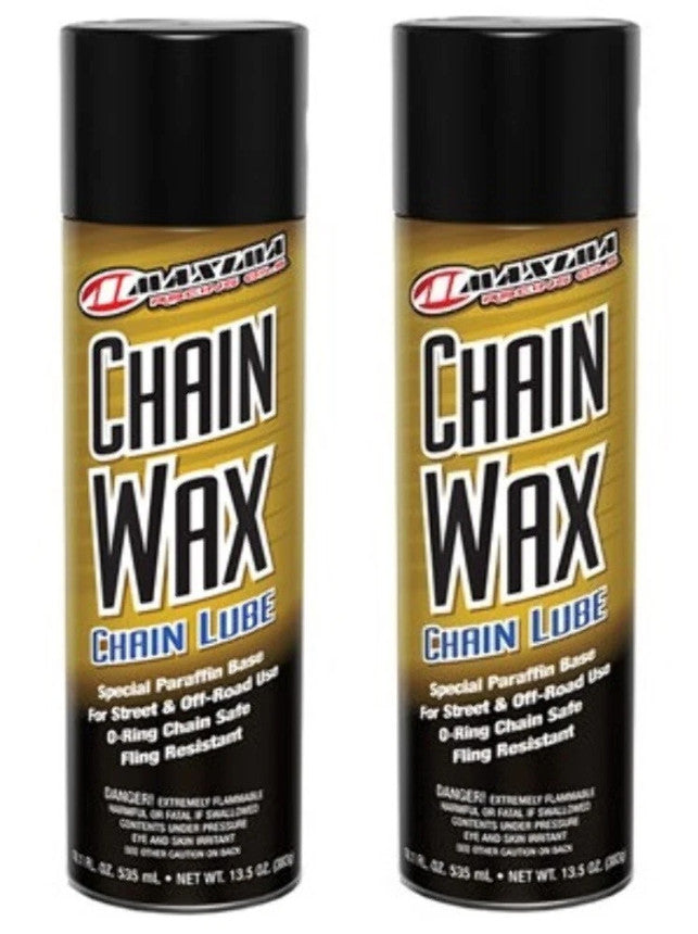 Motorcycle Chain Wax Lubricant 13.5 oz Pack of 2 - Protect & Maintain Chains