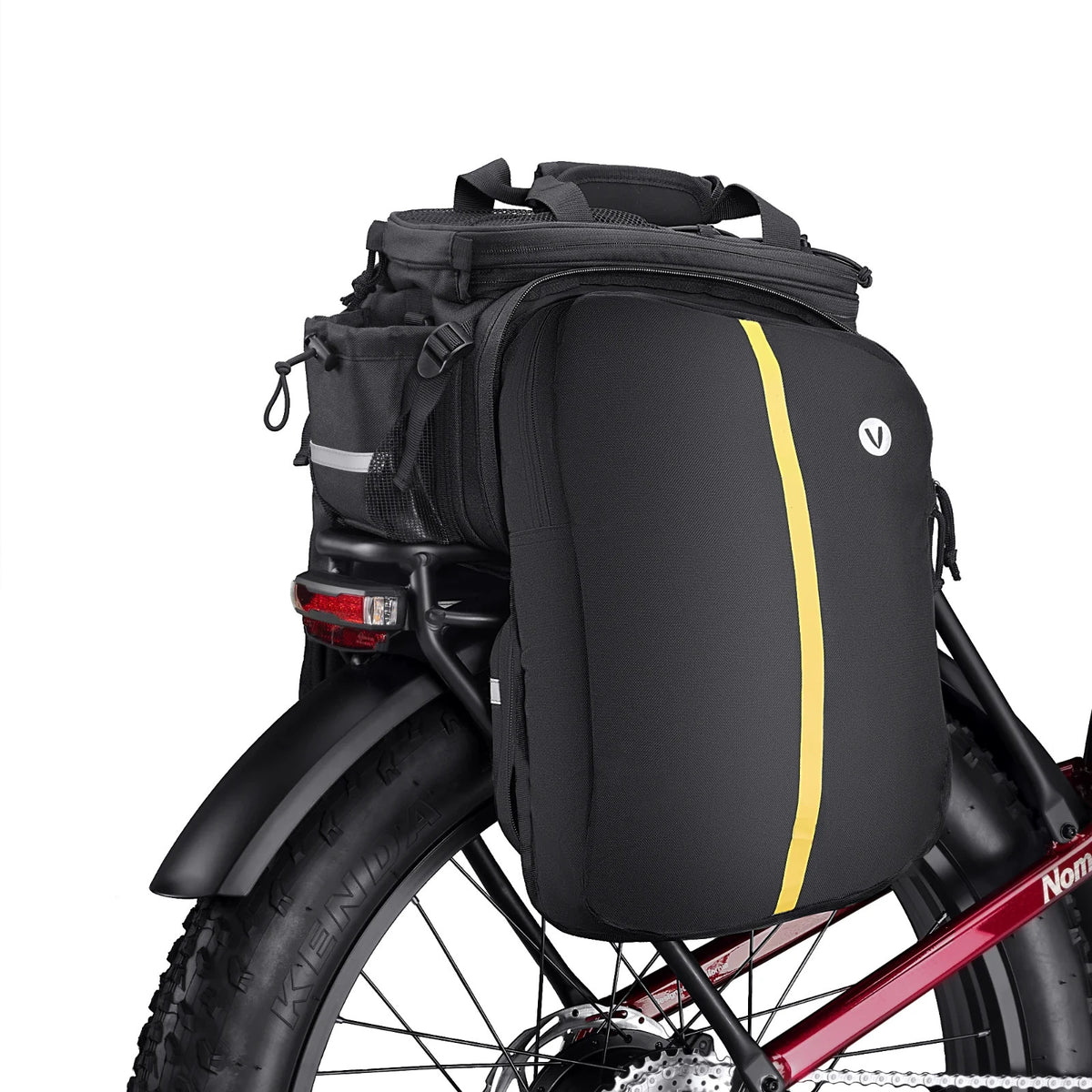 Velotric Rack Top Bag for E-Bikes 25L Waterproof Motorcycle Luggage