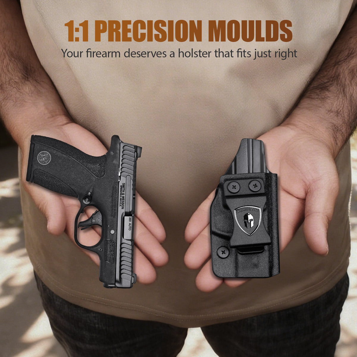 IWB Kydex Holster for S&W Bodyguard 2.0 Concealed Carry, Right Hand