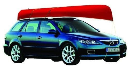 Canoe Carrier with Straps and Carry Bag - Marine Boat Roof Rack