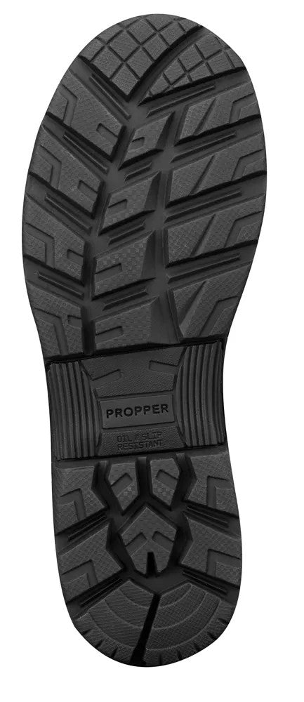 Men's Tactical Waterproof Side Zip Military Boots - Full Grain Leather, 6 Inch