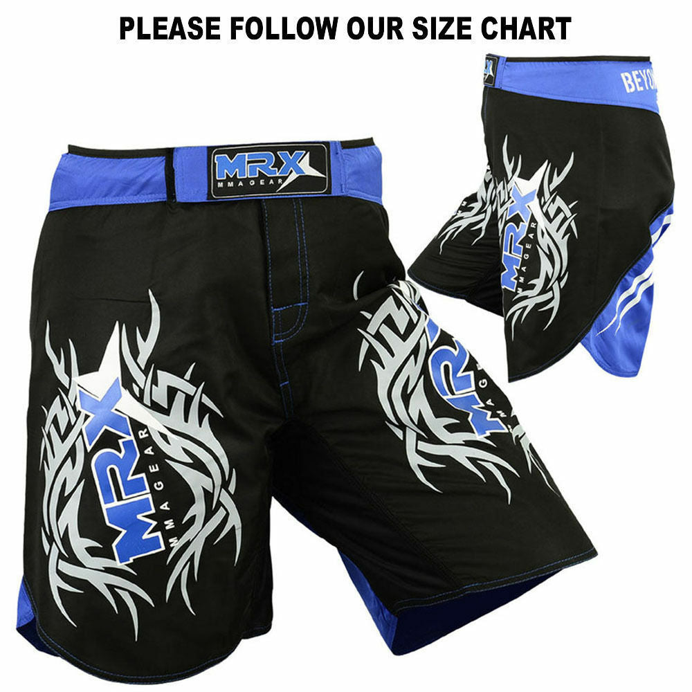 Mens MMA Fight Shorts Grappling Shorts Muay Thai Kick Boxing Cage Fighting